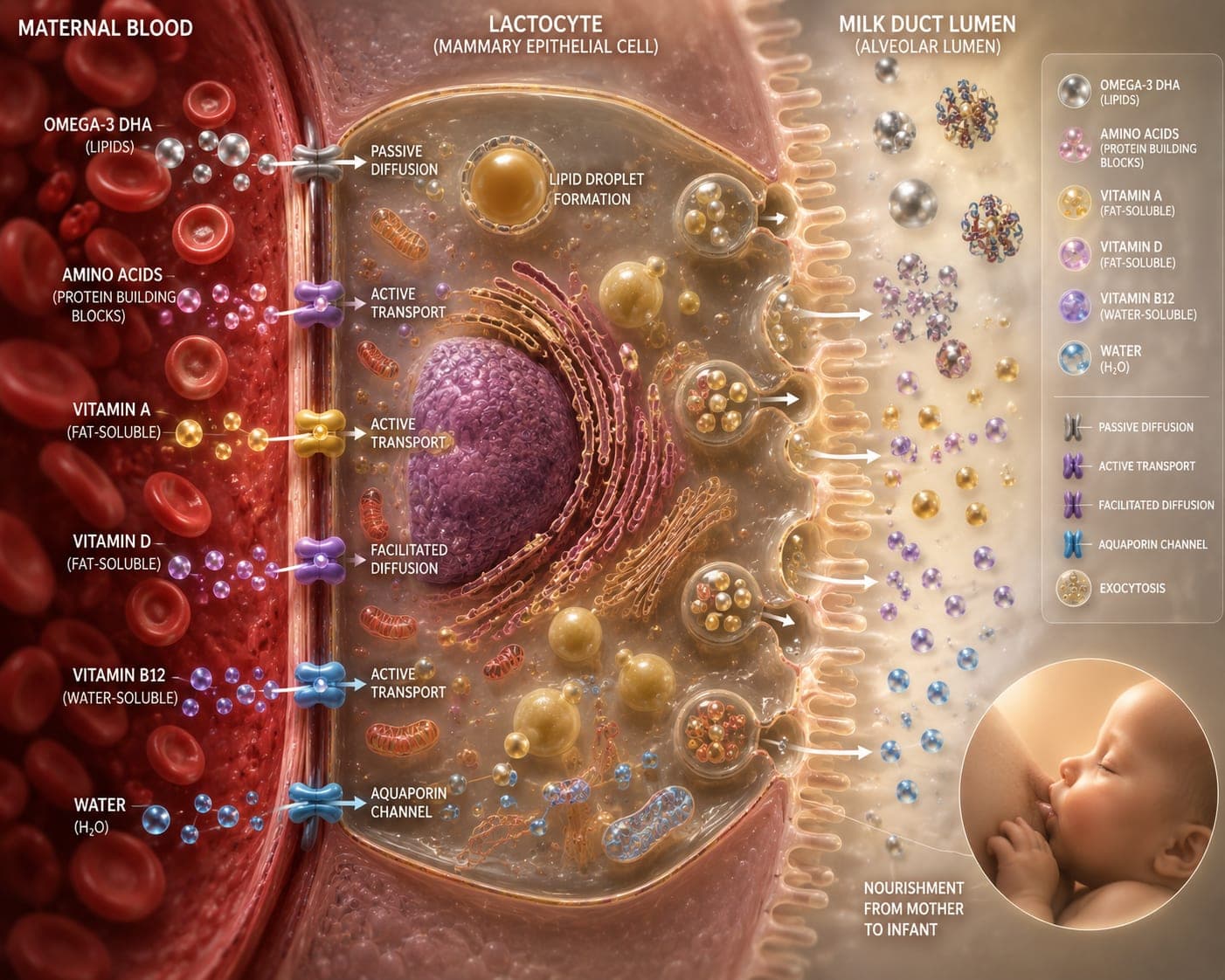 How a Mother’s Diet Shapes Breast Milk: The Science of Nutrient Transfer for Optimal Infant Development